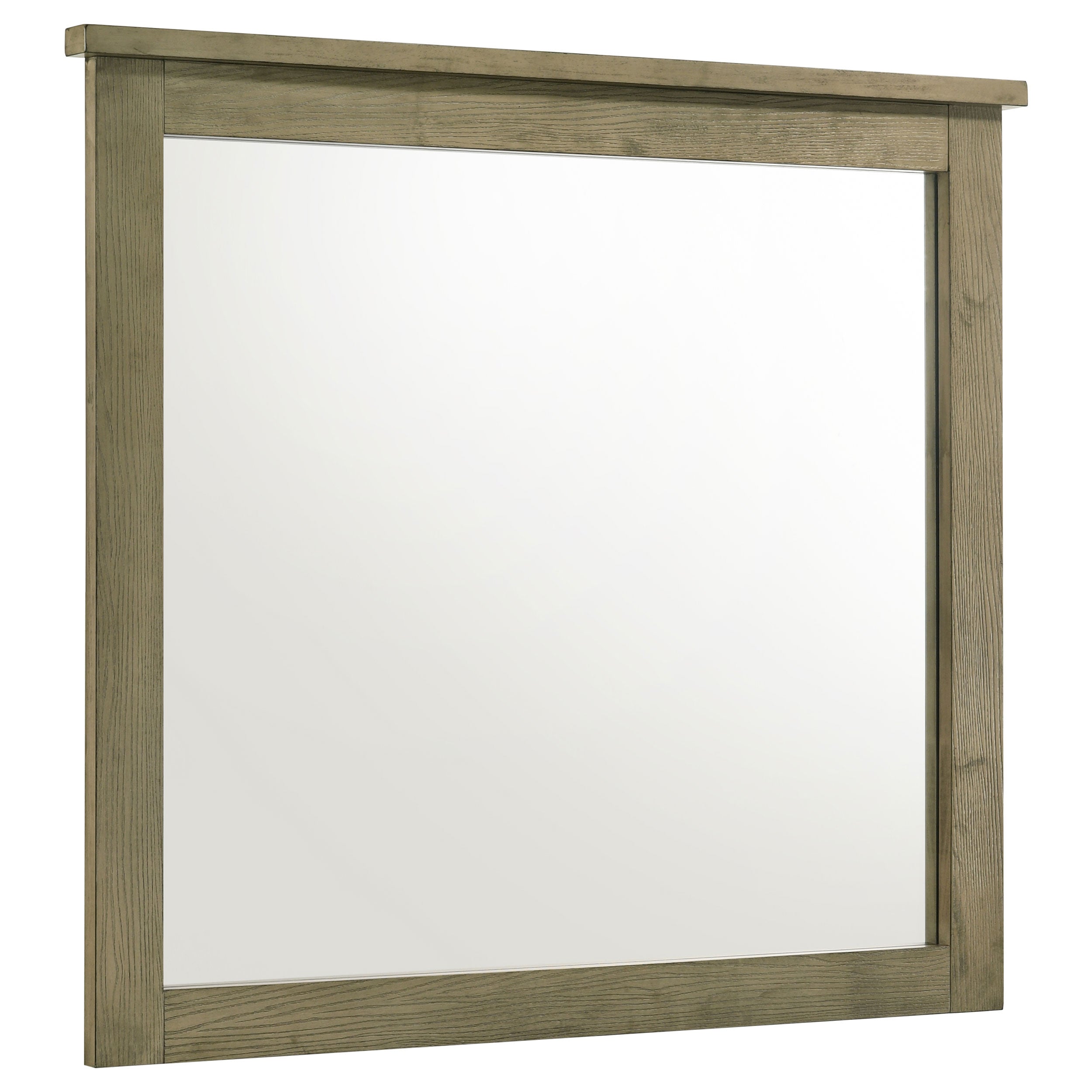 Best Furniture Outlet - Coaster - Hazlewood Dresser Mirror Vineyard Oak - 207534