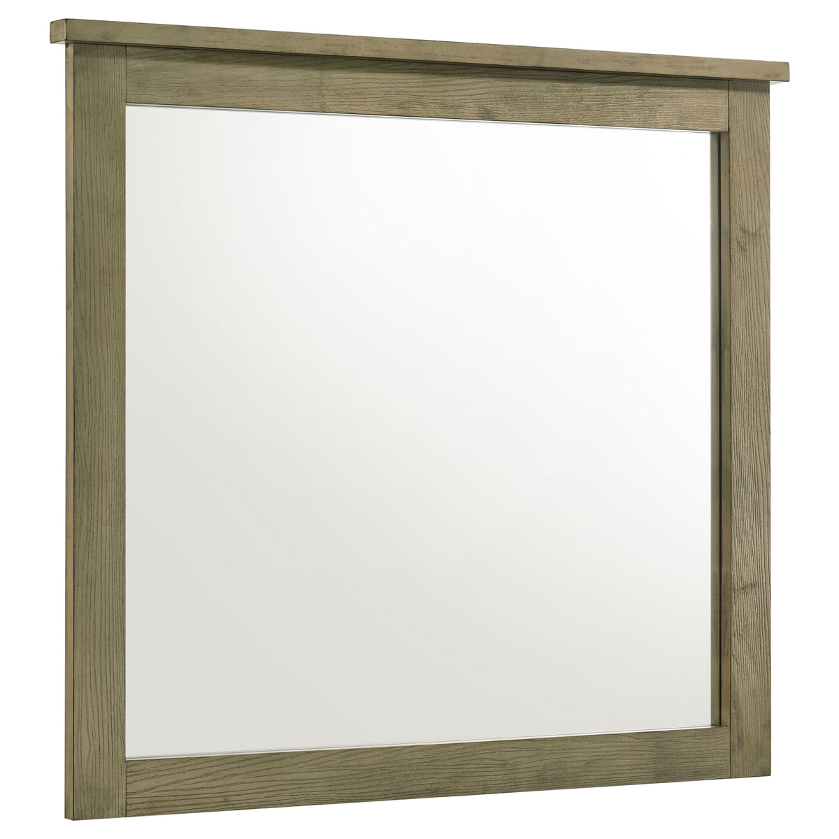 Best Furniture Outlet - Coaster - Hazlewood Dresser Mirror Vineyard Oak - 207534