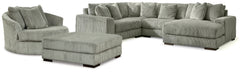 Best Furniture Outlet - Ashley Furniture - Lindyn 4-Piece Sectional, Chair and Ottoman - 4-Piece Sectional, Chair and Ottoman - 21105U11