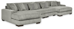 Best Furniture Outlet - Ashley Furniture - Lindyn 4-Piece Sectional with Double Chaise - 4-Piece Sectional with Double Chaise - 21105S20