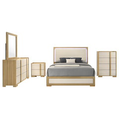 Hyland 5-piece Queen Bedroom Set Natural