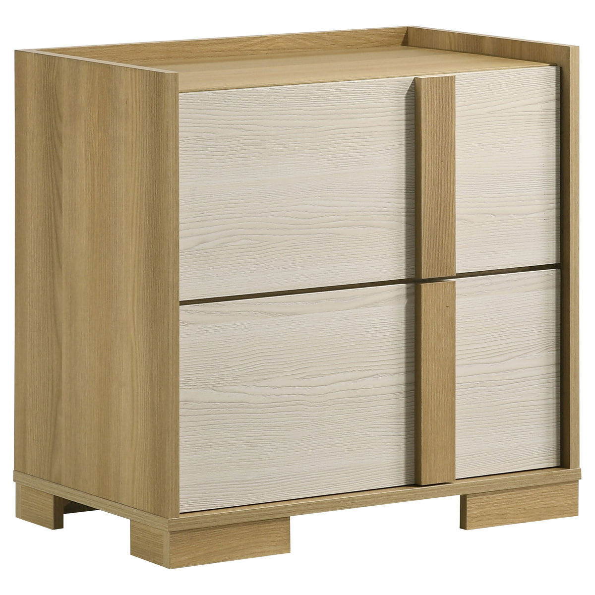 Best Furniture Outlet - Coaster - Hyland 2-drawer Nightstand Bedside Table Natural - 215652