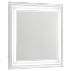 Best Furniture Outlet - Coaster - Cassia Dresser Mirror White High Gloss - 215794