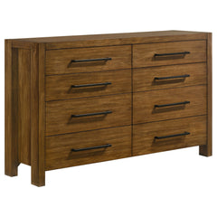 Best Furniture Outlet - Coaster - Adderley 8-drawer Bedroom Dresser Cabinet Warm Brown - 215853