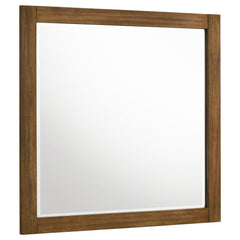 Best Furniture Outlet - Coaster - Adderley Dresser Mirror Warm Brown - 215854
