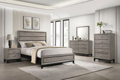 Best Furniture Outlet - Coaster - Valen Five-piece California King Bedroom Set Light Taupe - 215911KW-S5