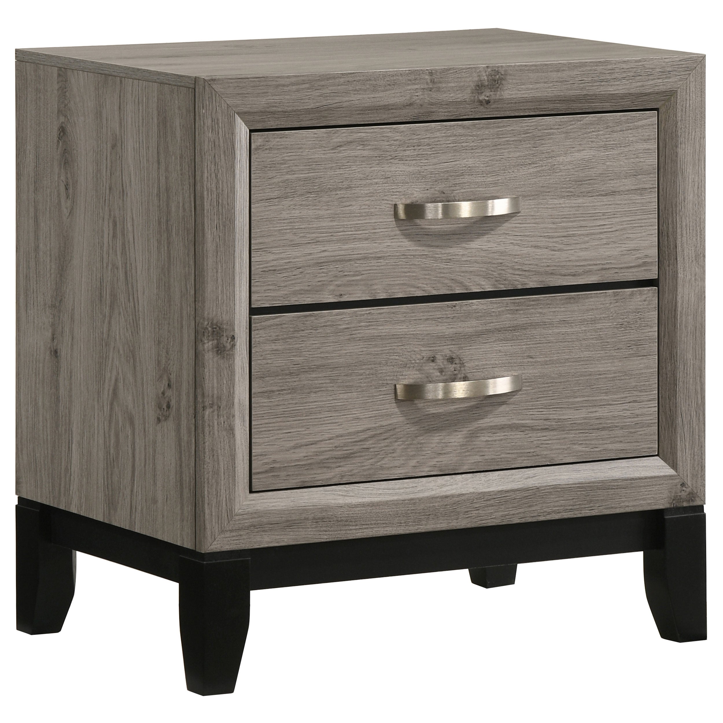 Best Furniture Outlet - Coaster - Valen 2-drawer Nightstand Bedside Table Light Taupe - 215912
