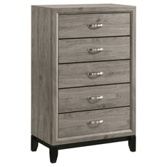 Best Furniture Outlet - Coaster - Valen 5-drawer Bedroom Chest of Drawers Light Taupe - 215915