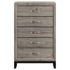 Valen 5-drawer Bedroom Chest of Drawers Light Taupe