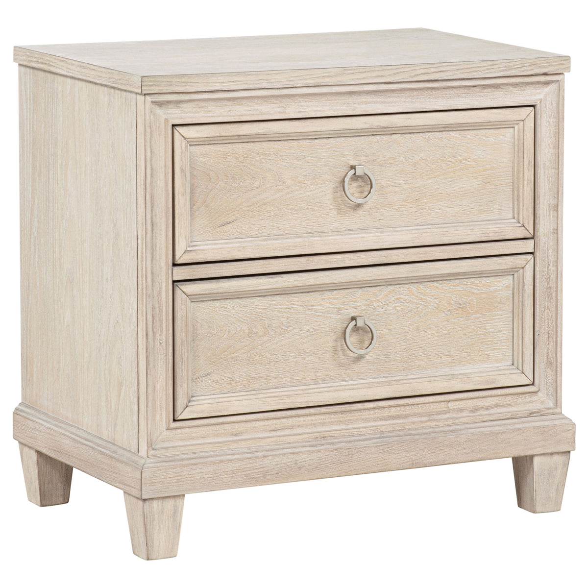 Best Furniture Outlet - Coaster - Pembroke 2-drawer Nightstand Bedside Table Washed Oak - 215922