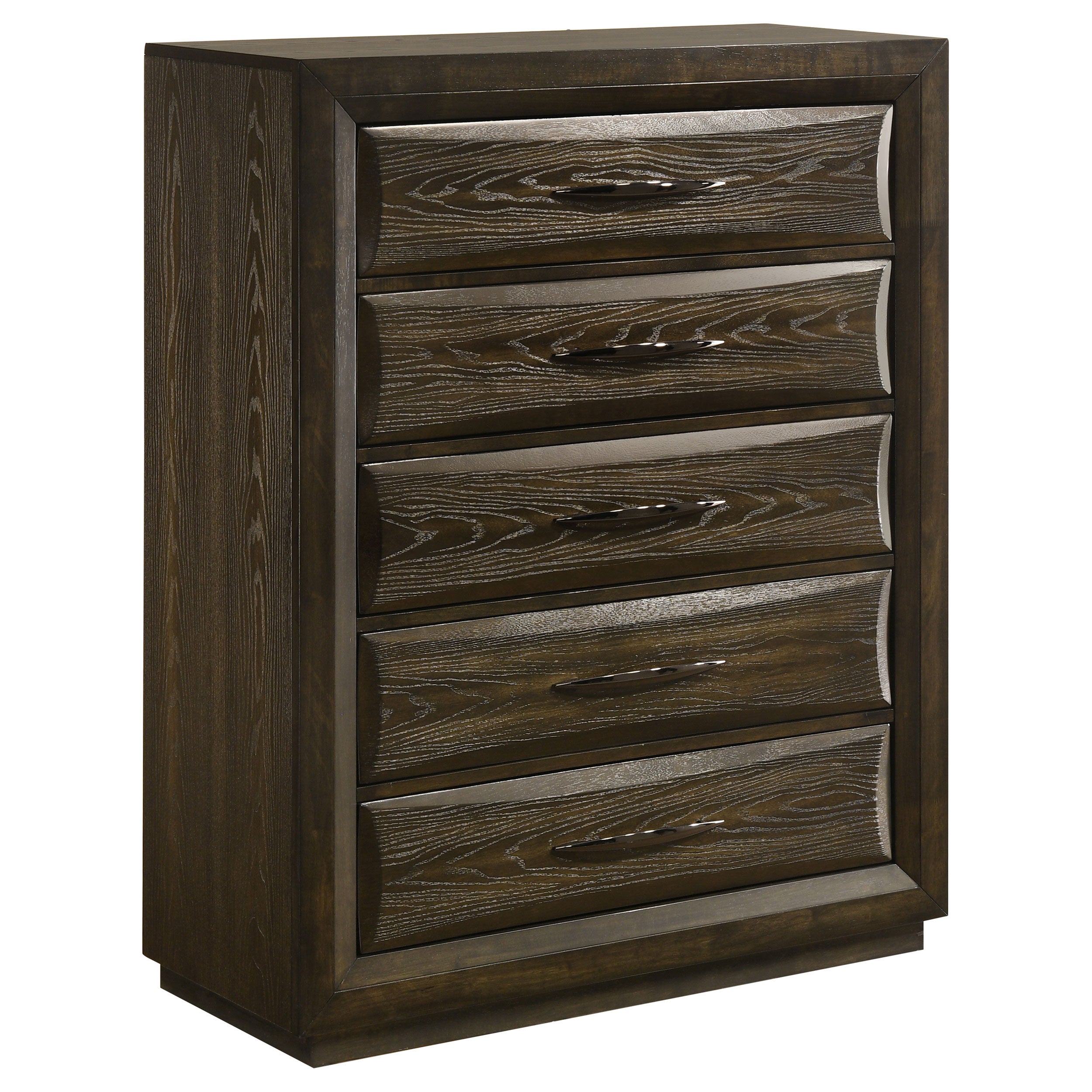 Best Furniture Outlet - Coaster - Atlas 5-drawer Bedroom Chest of Drawers Dark Oak - 215975