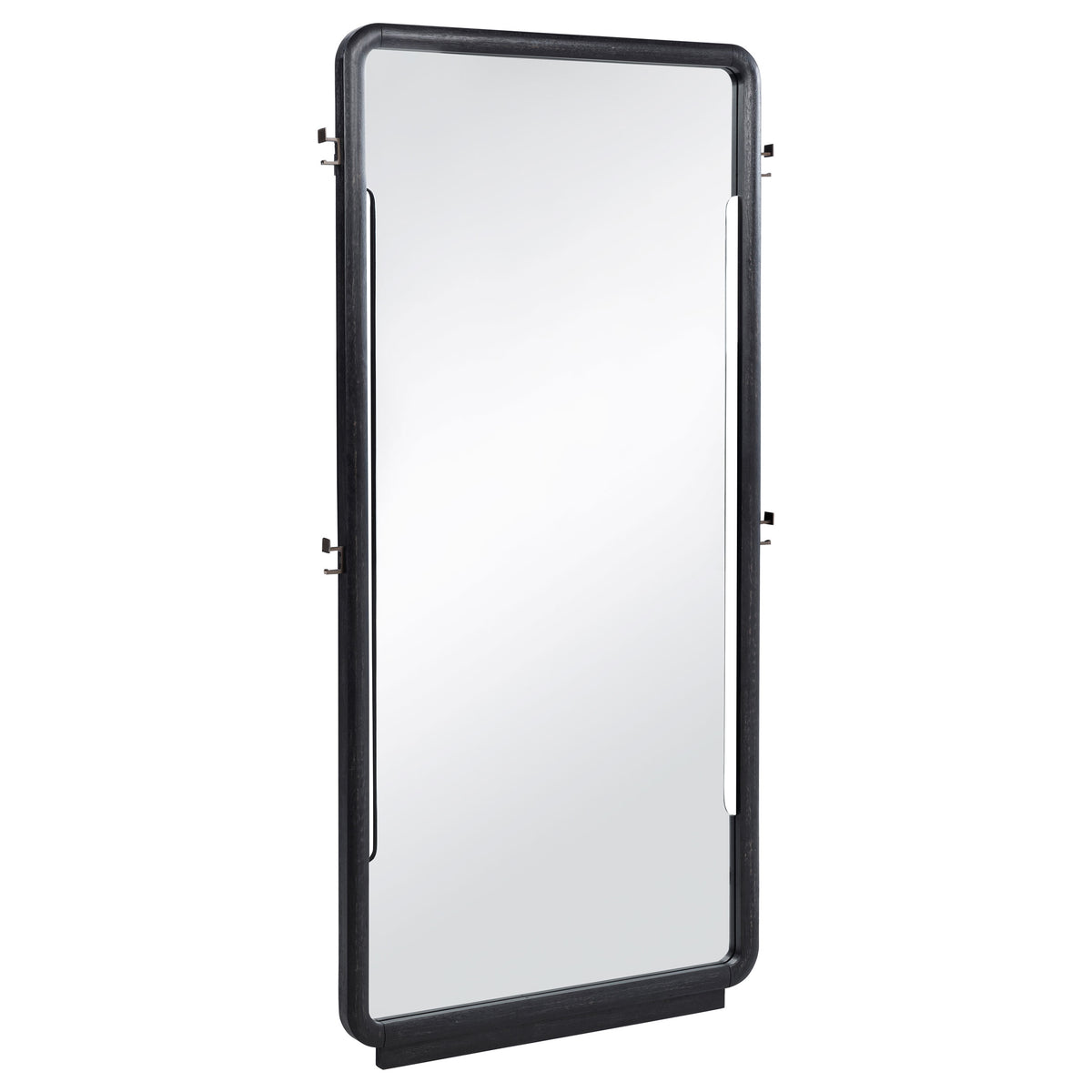Best Furniture Outlet - Coaster - Leandro 76-inch Full Length Floor Mirror Burnished Black - 222498