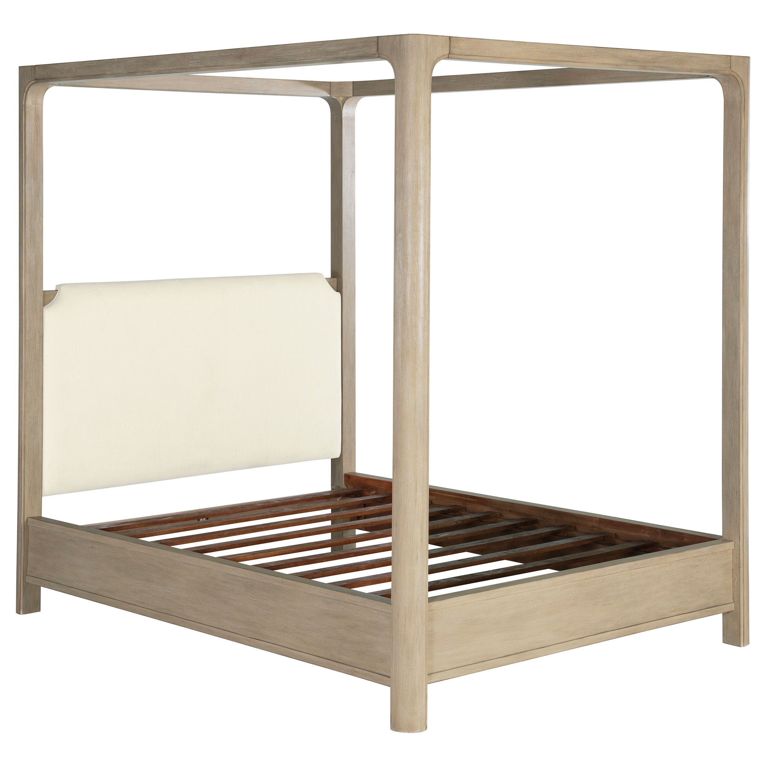 Best Furniture Outlet - Coaster - Solano 83-inch California King Canopy Bed Weathered Mango - 222520KW
