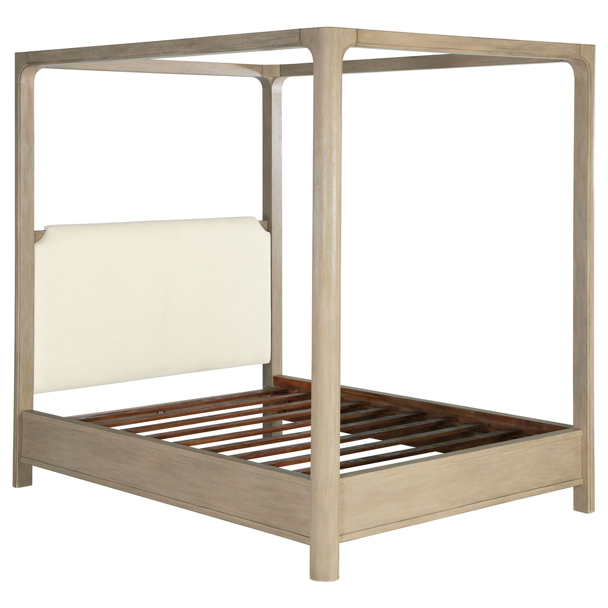 Best Furniture Outlet - Coaster - Solano 83-inch California King Canopy Bed Weathered Mango - 222520KW