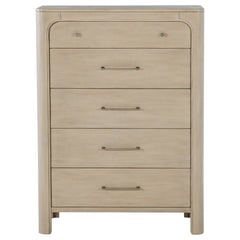 Solano 5-drawer Bedroom Chest of Drawers Weathered Mango