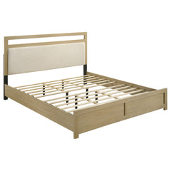 Best Furniture Outlet - Coaster - Hendricks Eastern King Panel Headboard Platform Bed Light Oak - 222651KE