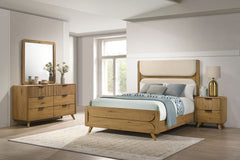 Best Furniture Outlet - Coaster - Bennett 4-piece California King Bedroom Set Light Oak - 222901KW-S4