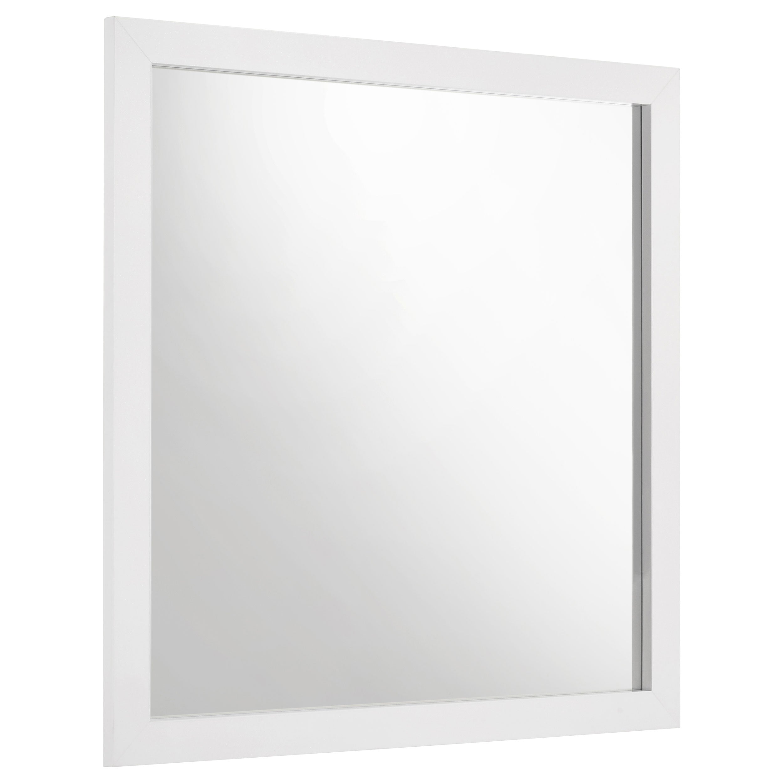 Best Furniture Outlet - Coaster - Ines Dresser Mirror White High Gloss - 223094