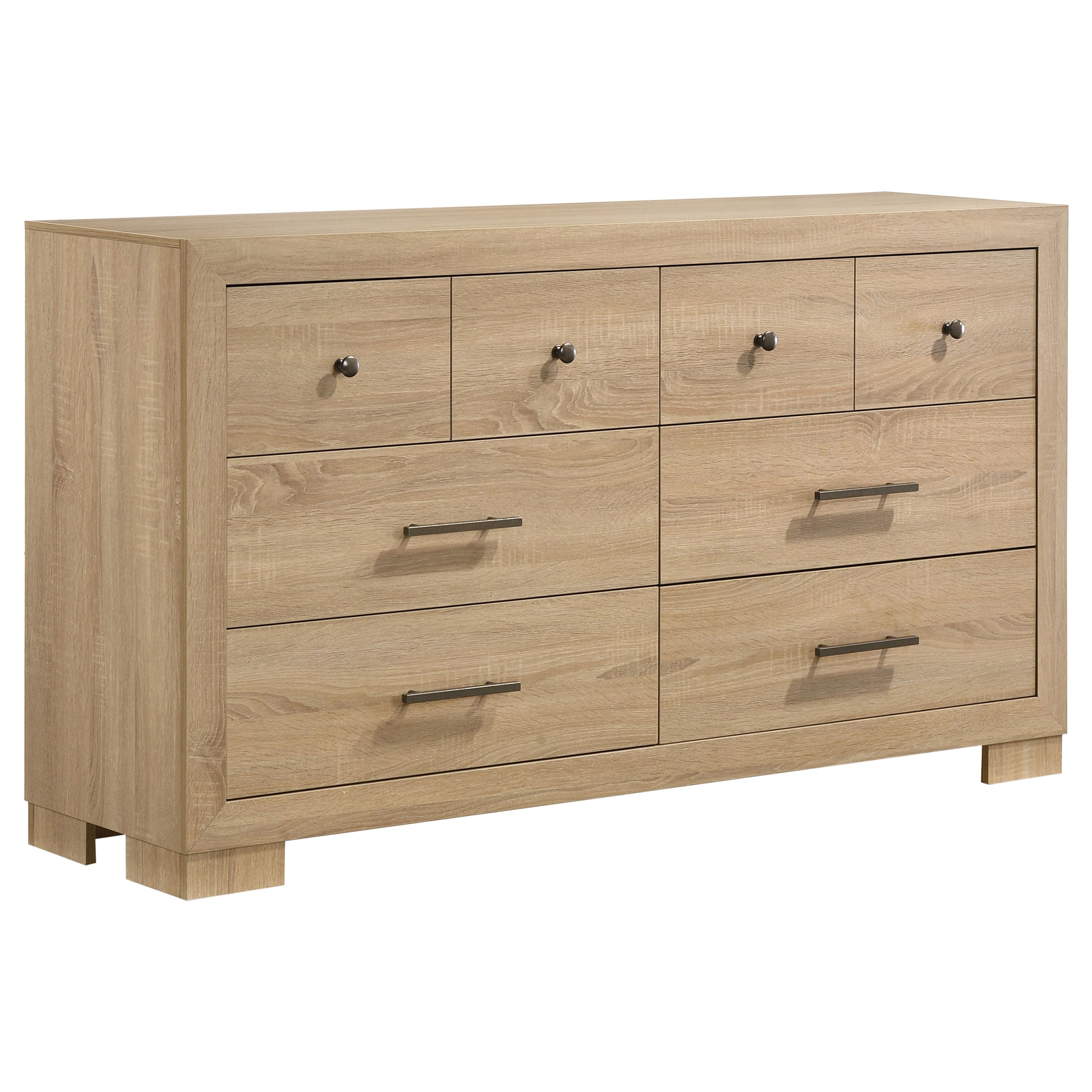 Best Furniture Outlet - Coaster - Arielle 6-drawer Bedroom Dresser Cabinet Light Oak - 223113