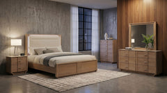 Best Furniture Outlet - Coaster - Leanne 5-piece Queen Bedroom Set Light Oak - 223131Q-S5