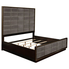 Best Furniture Outlet - Coaster - Durango 77-inch Eastern King Panel Bed Smoked Peppercorn - 223261KE