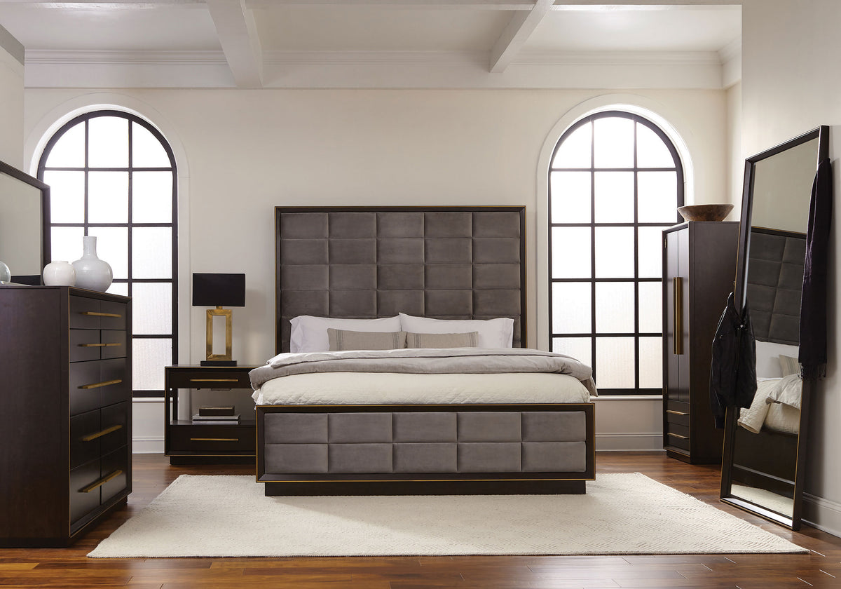 Best Furniture Outlet - Coaster - Durango 4-piece Queen Bedroom Set Smoked Peppercorn - 223261Q-S4