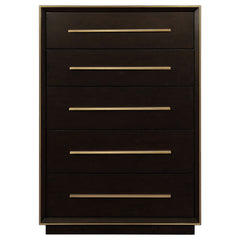 Durango 5-drawer Bedroom Chest Smoked Peppercorn