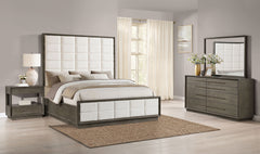 Best Furniture Outlet - Coaster - Durango 4-piece Eastern King Bedroom Set Taupe Oak - 223271KE-S4