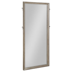 Best Furniture Outlet - Coaster - Durango 80-inch Standing Floor Mirror Washed Oak - 223280
