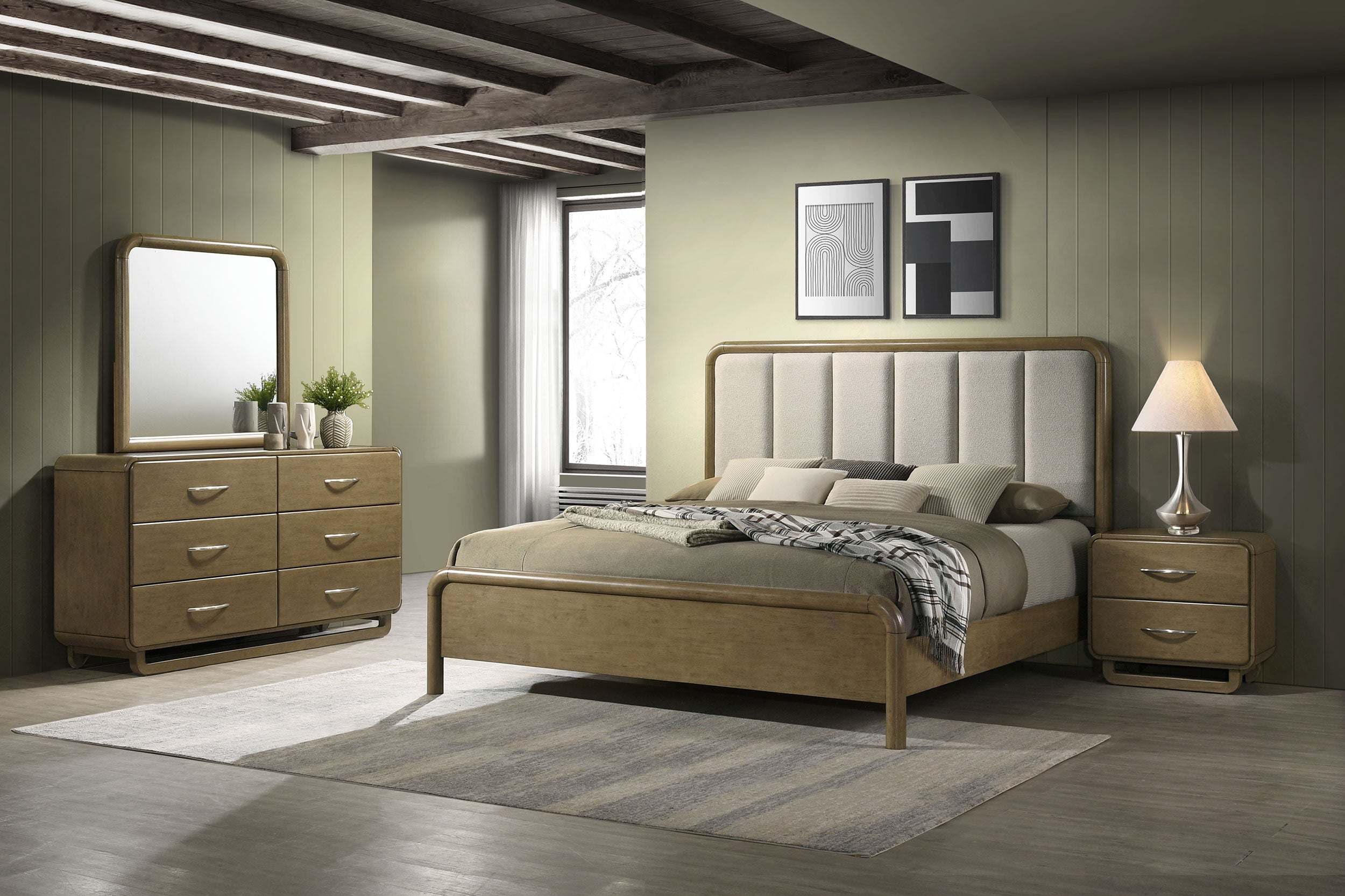 Best Furniture Outlet - Coaster - Amsbury 4-piece Queen Bedroom Set Nutmeg - 224271Q-S4