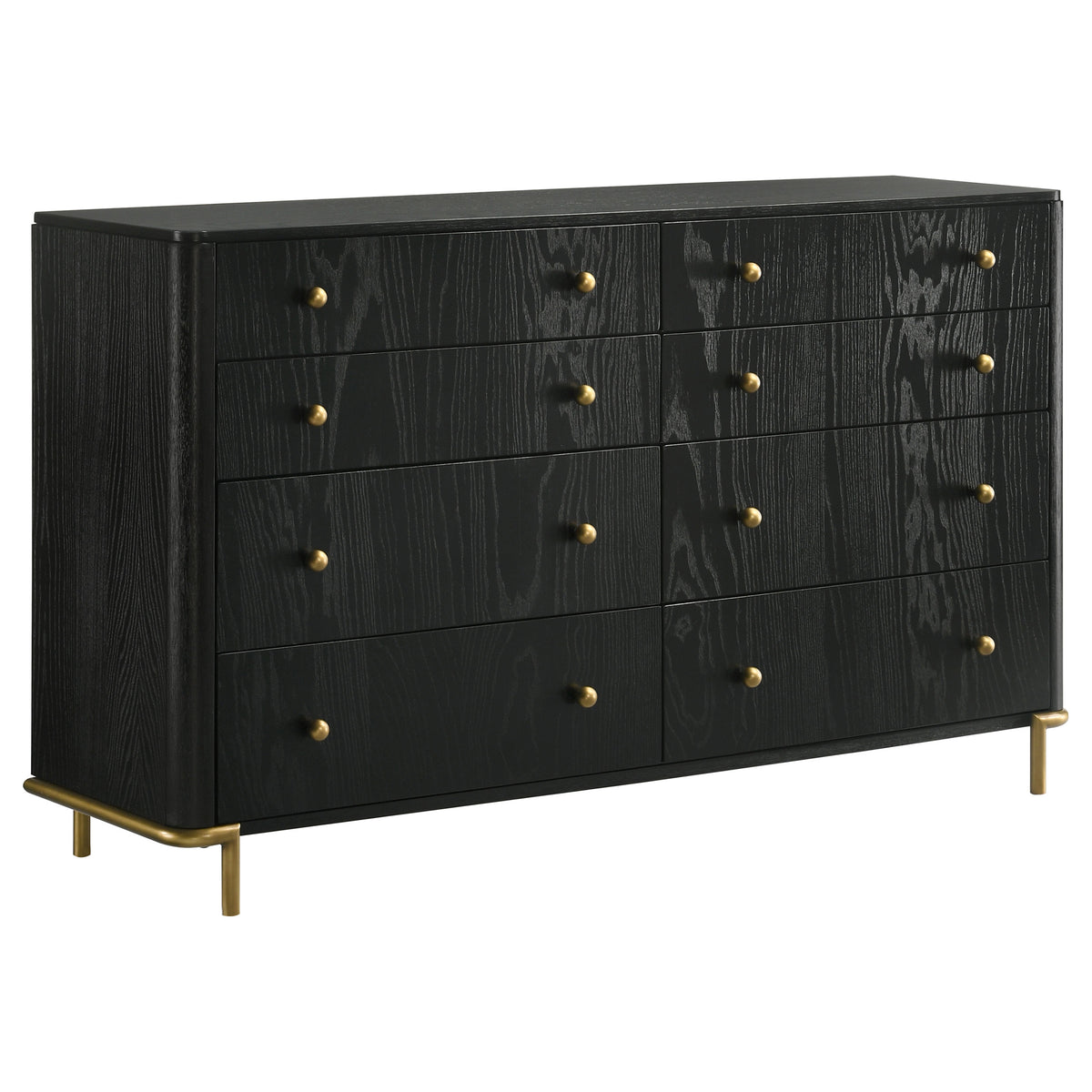 Best Furniture Outlet - Coaster - Arini 8-drawer Dresser Black - 224333