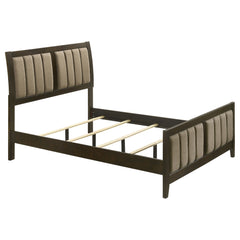 Best Furniture Outlet - Coaster - Wilkes 51-inch Upholstered Full Bed Dark Cocoa - 224421F