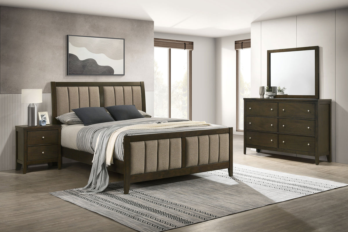 Best Furniture Outlet - Coaster - Wilkes 4-piece Eastern King Bedroom Set Dark Cocoa - 224421KE-S4