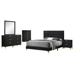 Kendall 5-piece California King Bedroom Set Black