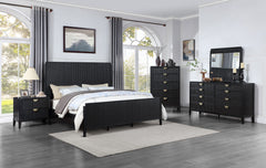 Best Furniture Outlet - Coaster - Brookmead 5-piece Eastern King Bedroom Set Black - 224711KE-S5