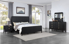 Best Furniture Outlet - Coaster - Brookmead 4-piece Queen Bedroom Set Black - 224711Q-S4