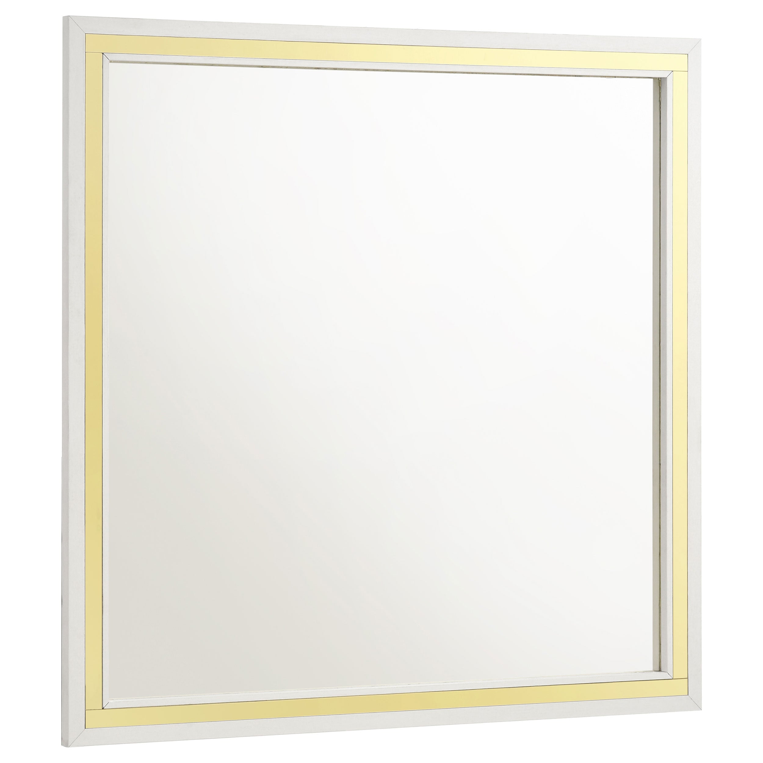 Best Furniture Outlet - Coaster - Lucia Dresser Mirror White - 224734
