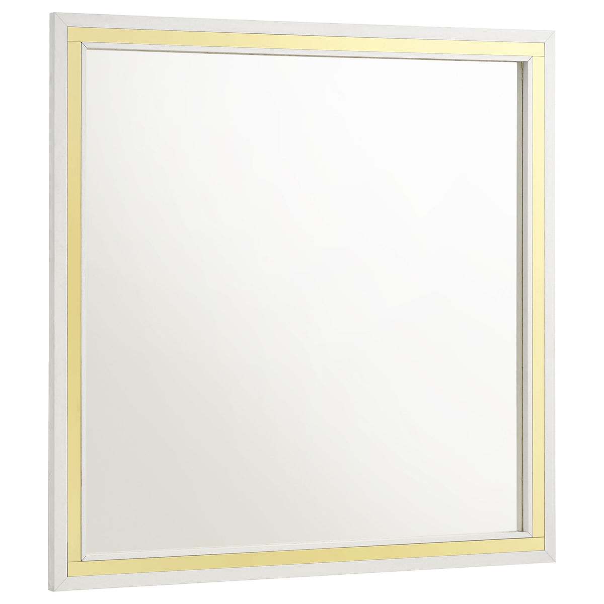 Best Furniture Outlet - Coaster - Lucia Dresser Mirror White - 224734