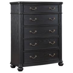 Best Furniture Outlet - Coaster - Celina 5-drawer Bedroom Chest Black - 224765