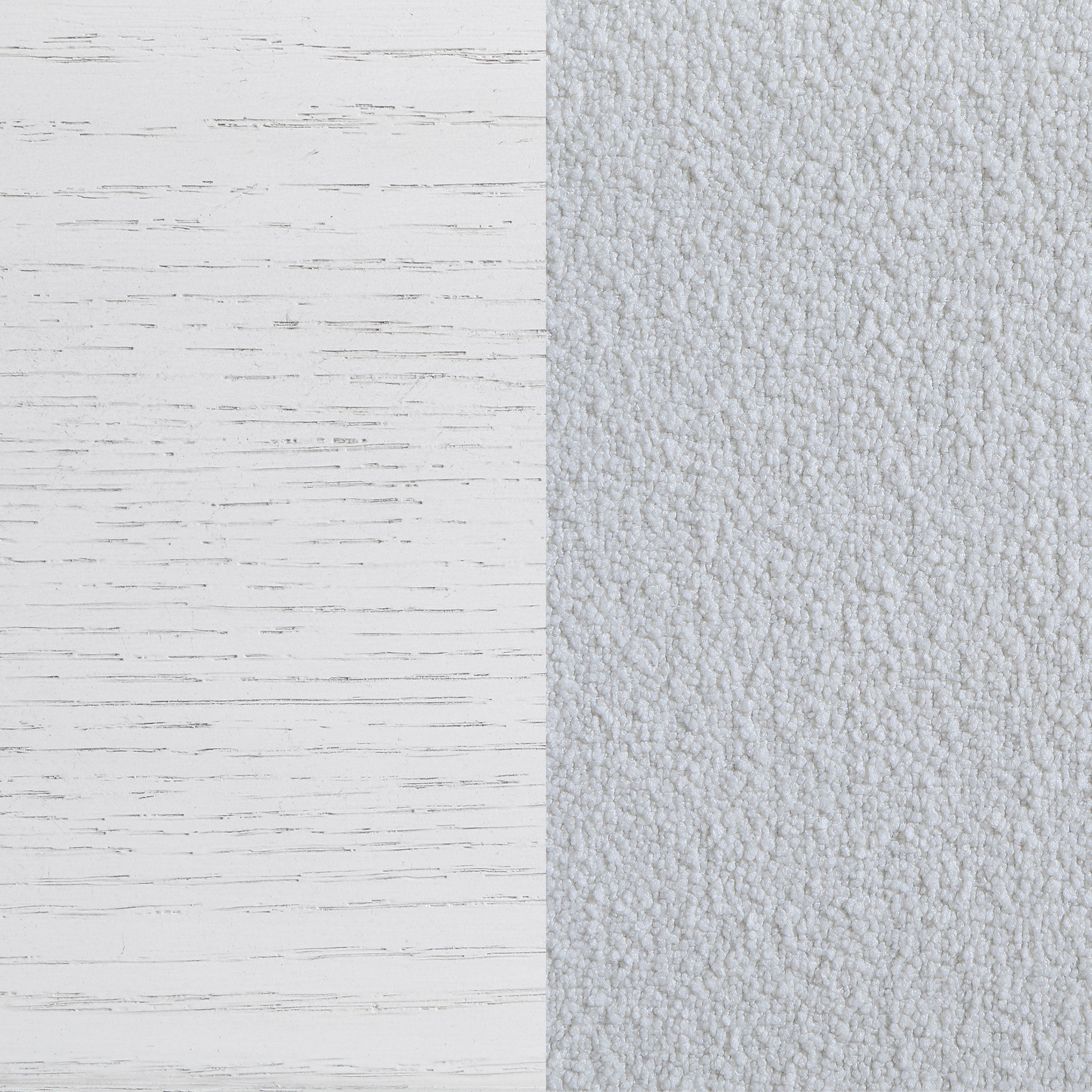 Marielle Eastern King Upholstered Panel Bed Distressed White