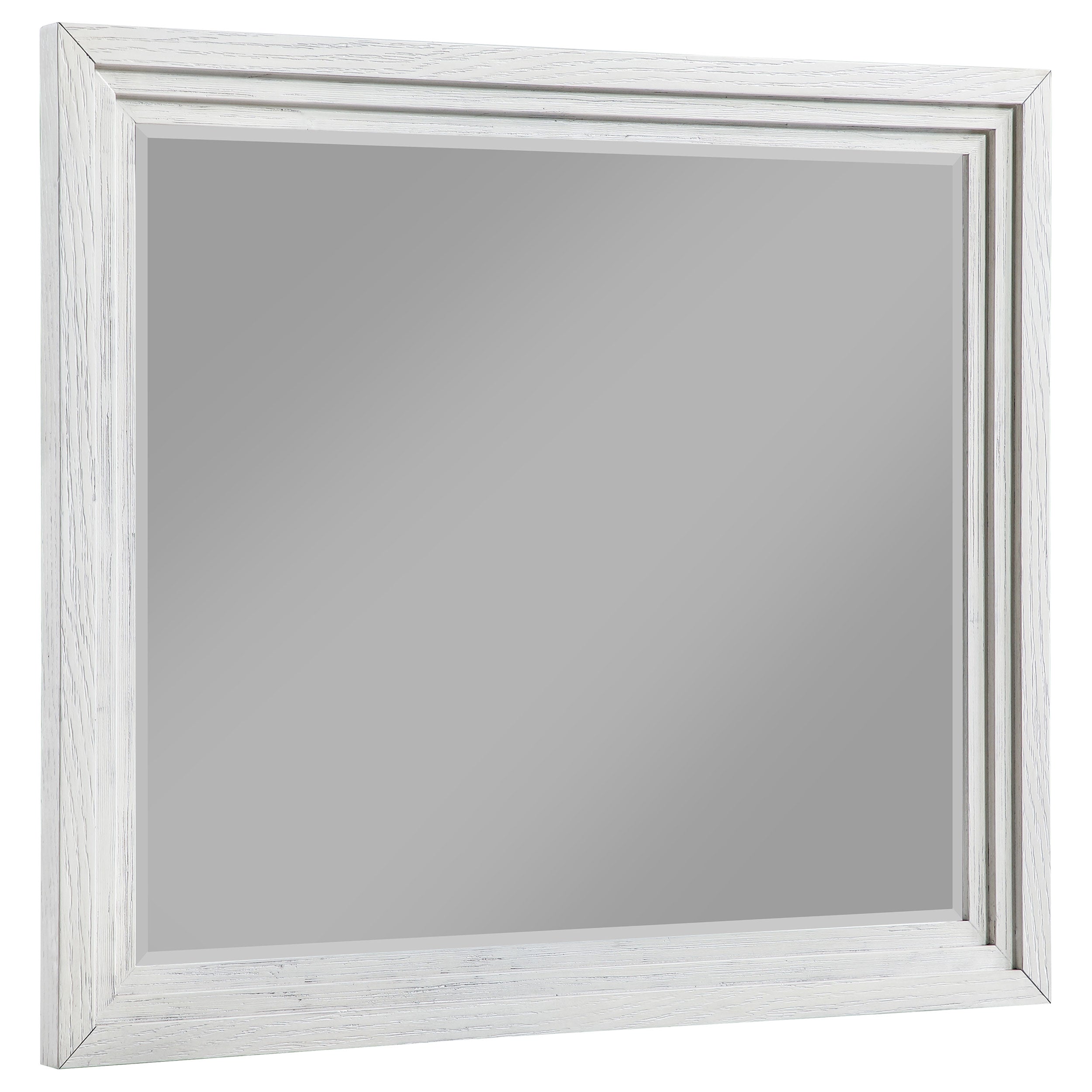 Best Furniture Outlet - Coaster - Marielle Dresser Mirror Distressed White  - 224844