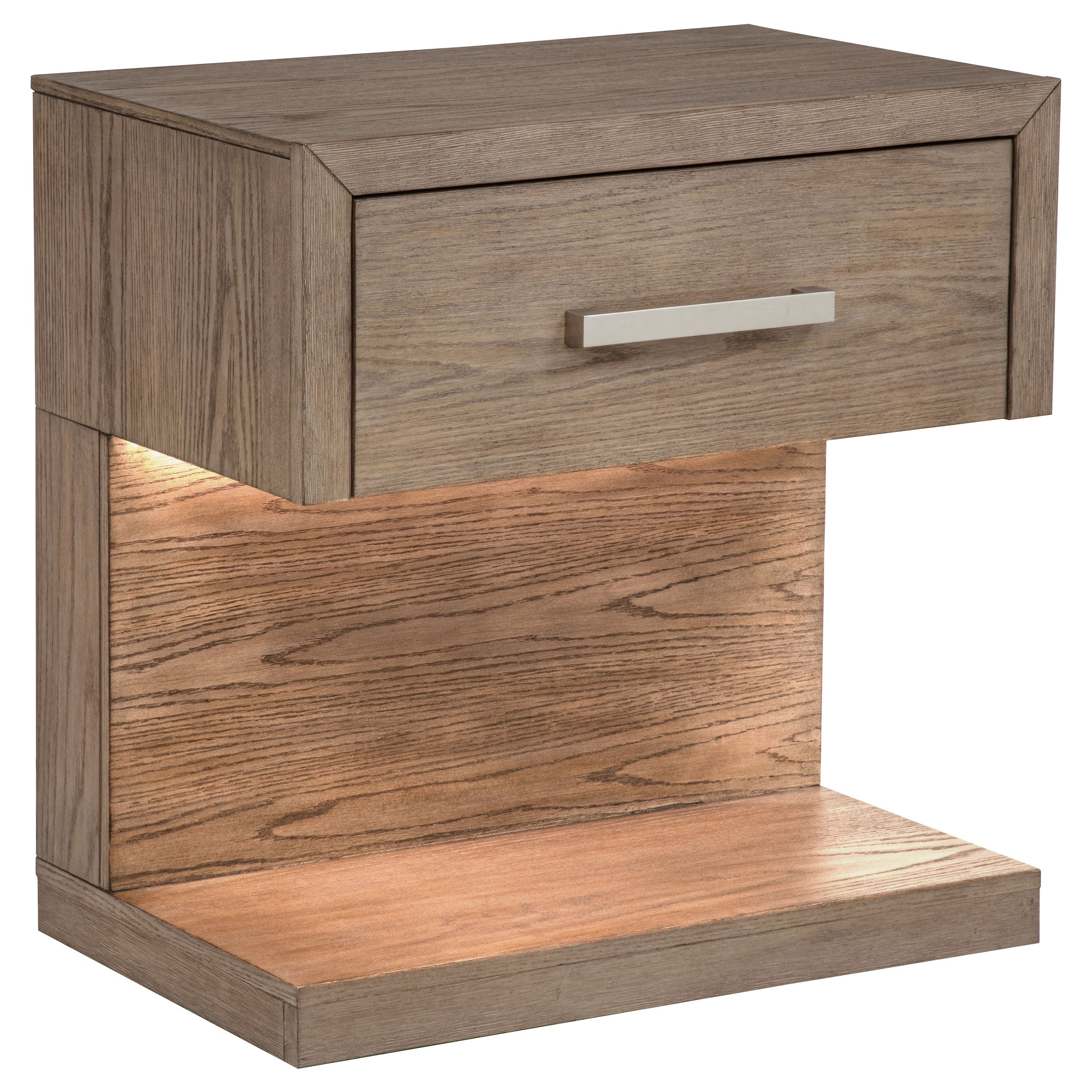 Best Furniture Outlet - Coaster - Kenora 1-drawer Nightstand Bedside Table Barley Brown - 224852