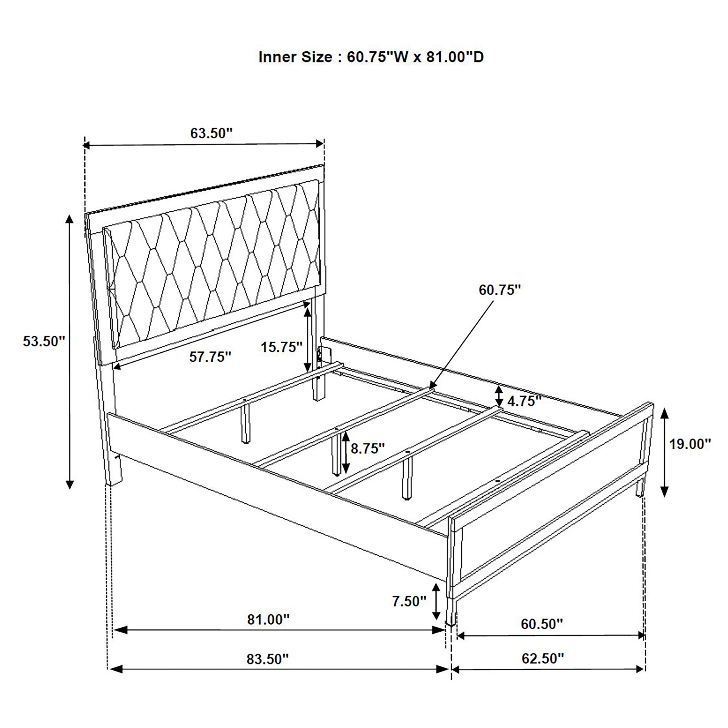 Sonora 5-piece Queen Bedroom Set White