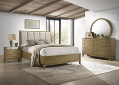 Best Furniture Outlet - Coaster - Granada 4-piece Eastern King Bedroom Set Natural Pine - 224921KE-S4