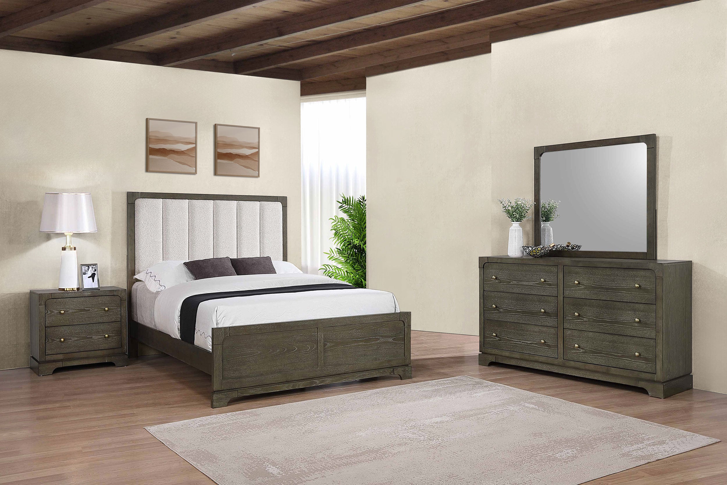 Best Furniture Outlet - Coaster - Gran Park 4-piece Eastern King Bedroom Set Dark Cocoa - 224930KE-S4