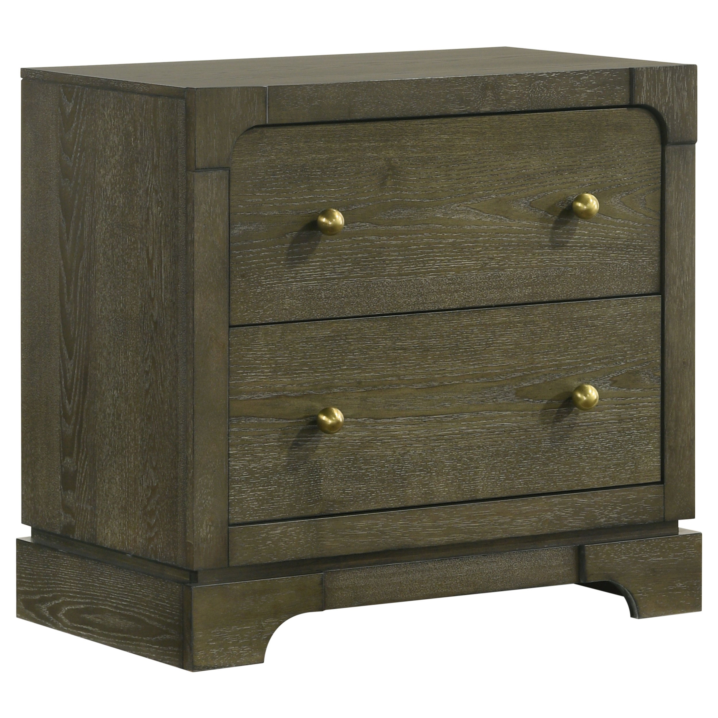 Best Furniture Outlet - Coaster - Gran Park 2-drawer Nightstand Bedside Table Dark Cocoa - 224932