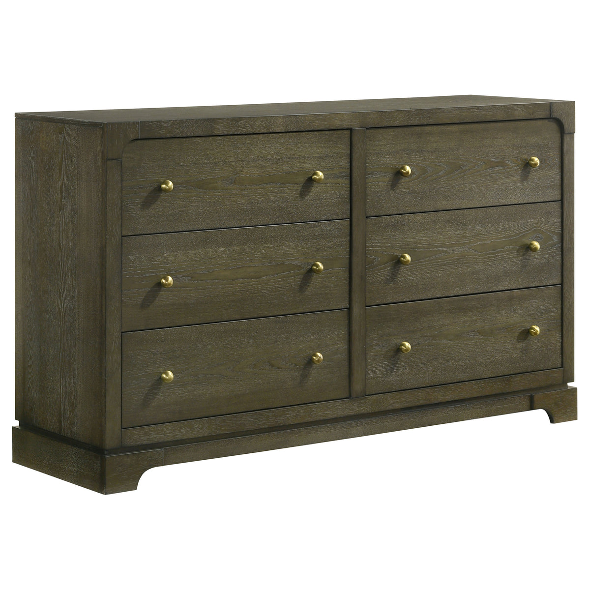 Best Furniture Outlet - Coaster - Gran Park 6-drawer Dresser Cabinet Dark Cocoa - 224933