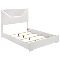 Ives 5-piece Queen Bedroom Set White High Gloss
