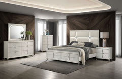 Best Furniture Outlet - Coaster - Olivia 5-piece California King Bedroom Set Pearl White - 224951KW-S5