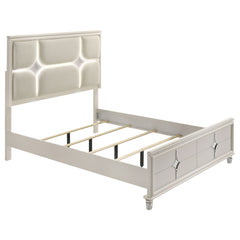 Olivia 4-piece Queen Bedroom Set Pearl White